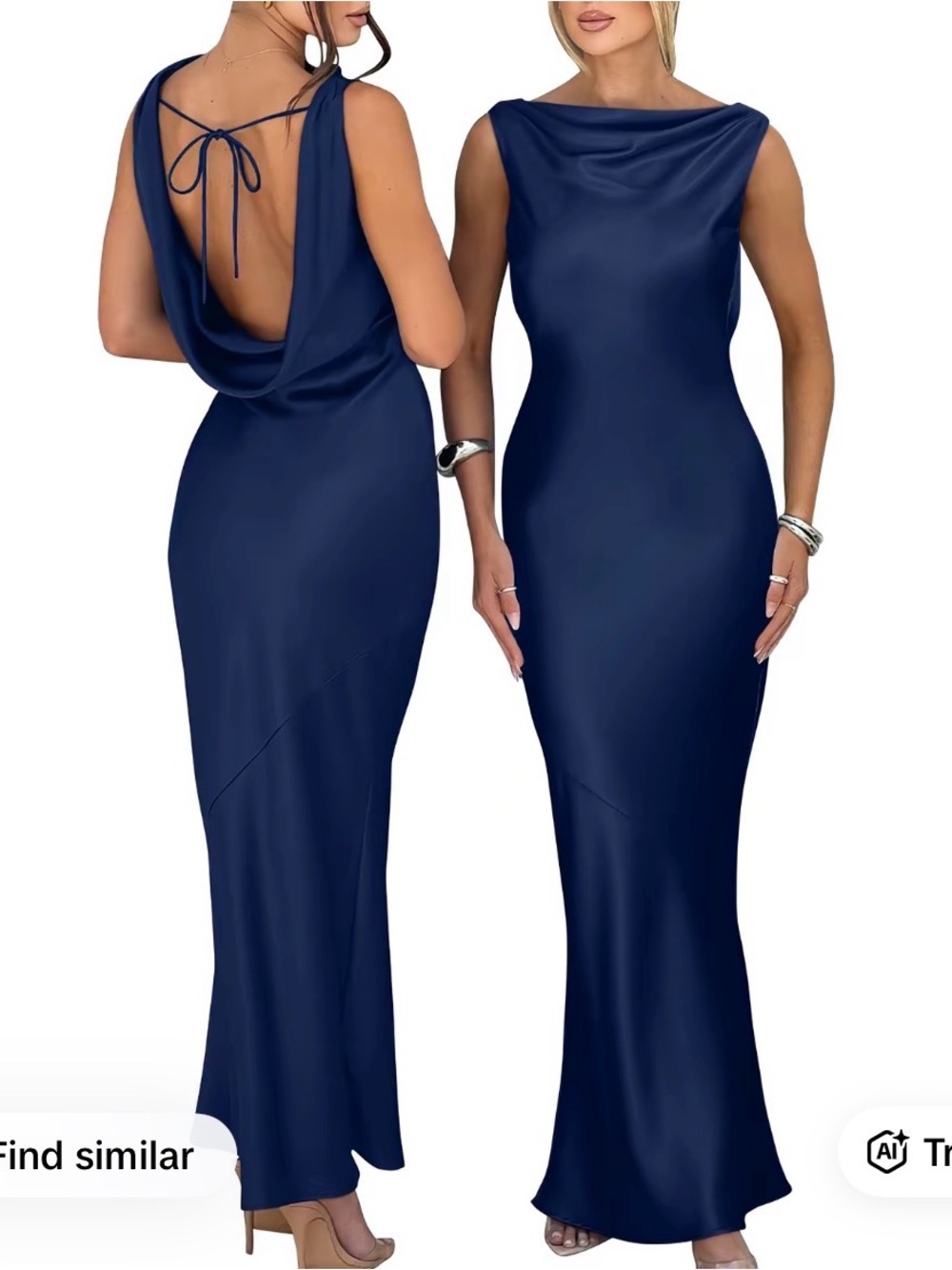 Satin dress